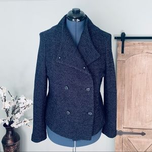 LOFT Soft Boucle Tweed Coat Size XL